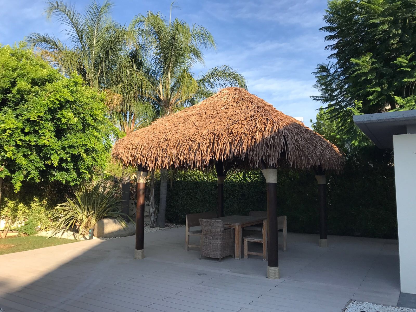 pergola cuatro aguas