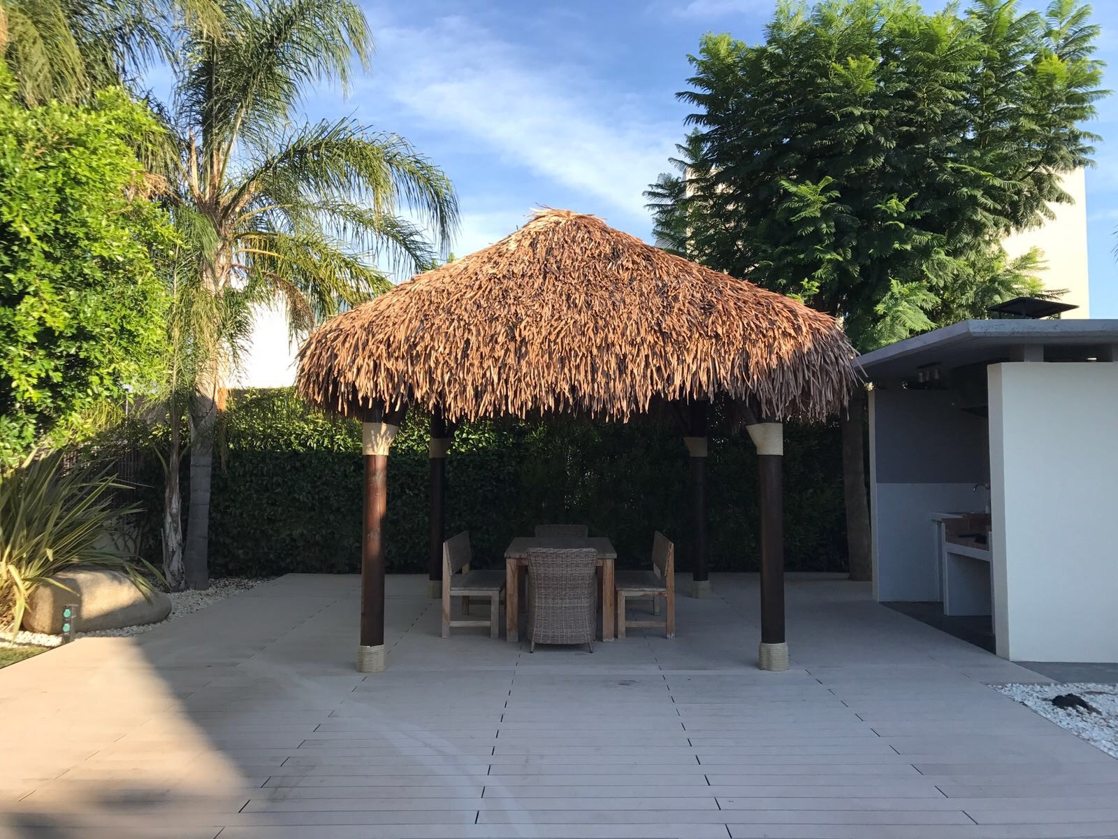 pergola cuatro aguas